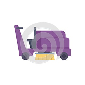 Street sweeper cleaning machine using rotating brushes