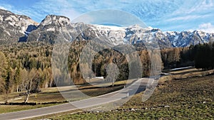 street to the Alps, Dolomiti di Brenta, Madonna di Campiglio, Bel Vedere photo