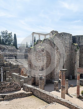 Street to roman amphitheatre