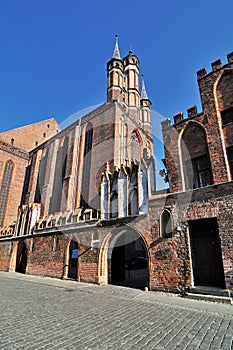 Street in Torun, Poland