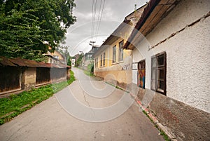 Street at town of Gelnica