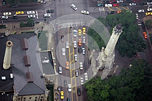 Street Traffic from Above