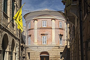 Street of Treia, Marches, Italy