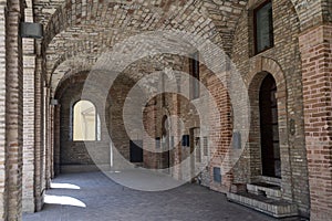 Street of Treia, Marches, Italy