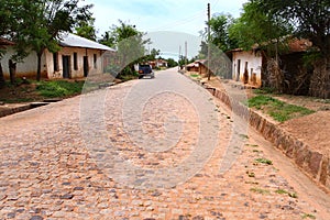 The street in the Ujiji town (Tanzania)