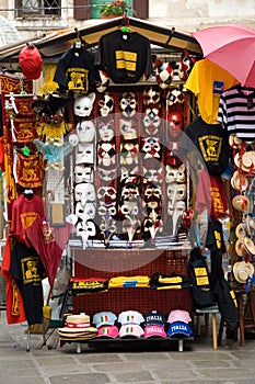 Street Vendor Stand in Venice