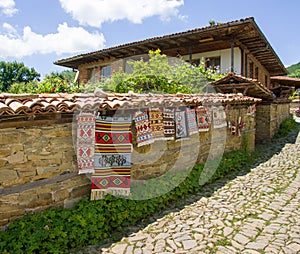 Street vernissage in the Bulgarian village of Zheravna