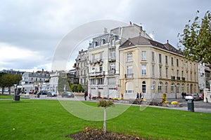 Street in Vevey, Switzerland