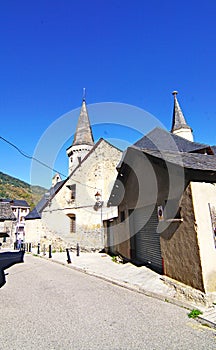Street of Vielha in the Valle de Aran, Lleida photo