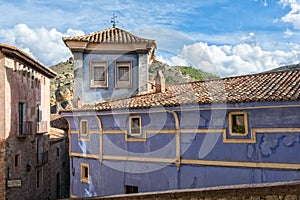 Street view in Albarracin, Spain