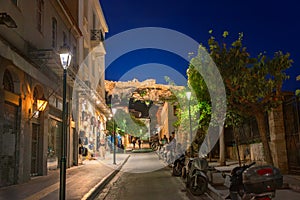 Street view of Athens