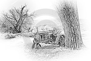 Street view in Benton - a historic small town in the Eastern Sierra