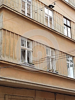 Street view of Chernivtsi city in Ukraine