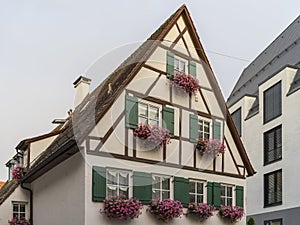 Street view of city Ulm