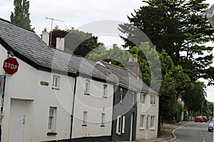 Street view cottages in usk wales