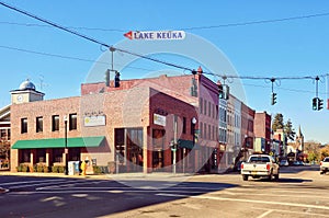 Street View, Downtown in Penn Yan, New York