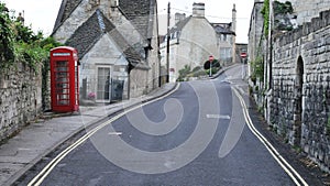 Street View of an English Town