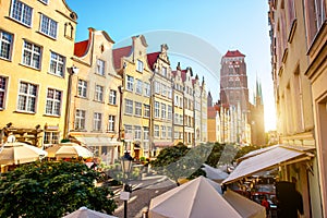 Street view in Gdansk