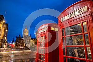 Street view of the historic Royal Mile, Edinburgh