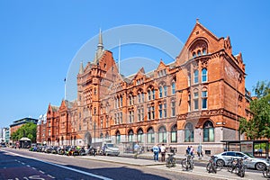 Street view of holborn district in london, england