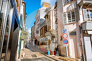 Street view of Honfleur, France