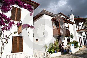 Street view in Kalkan, Turkey. photo