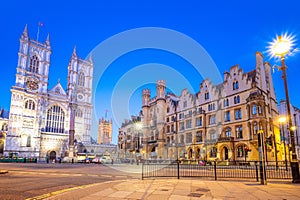 Street view of london, uk