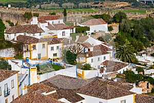 Street view of Obidos - Portugal