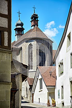 Street view of OLD Town Fribourg