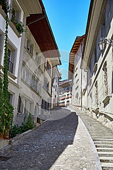 Street view of OLD Town Fribourg