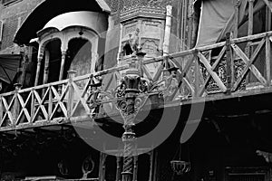 old vintage street in lahore photo