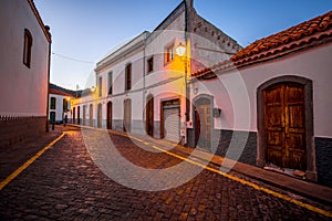 Street view in San Bartolome de Tirajana town