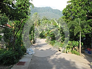 A street view in San Isidro, Lipa city, Philippines