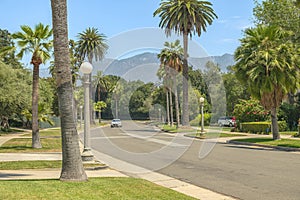 Street view in San marino California