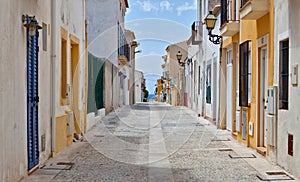 Street view in Tabarca, Alicante