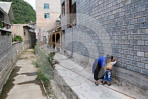 Street view in Tianlong Tunbao town China