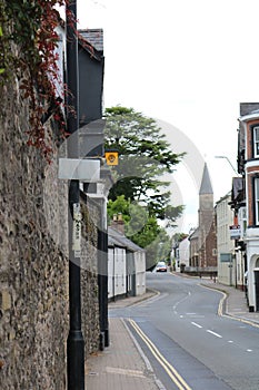 Street view  in usk wales