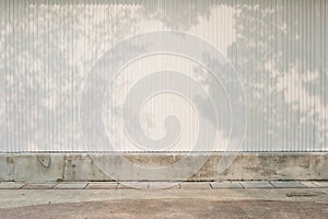 street wall background ,Industrial background, empty grunge urban street with warehouse brick wall