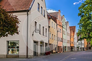 Street in Weiden in der Oberpfalz, Germany