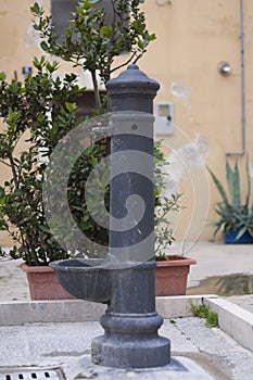 Street well in Italy