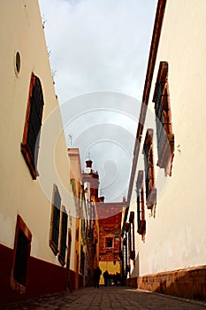 A street in Zacatecas, Mexico photo
