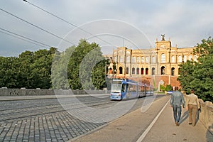 Streetcar in Munich