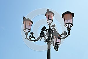 Streetlamp from below