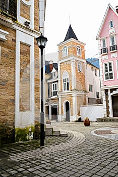 Streetlamp at corner