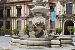 Streetlamp fountain, Sevilla