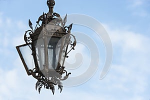 Streetlamp in Tournai, Belgium