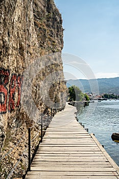 Streetlife in Lake Ohrid photo