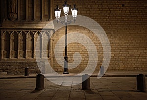 Streetlight in Barcelona