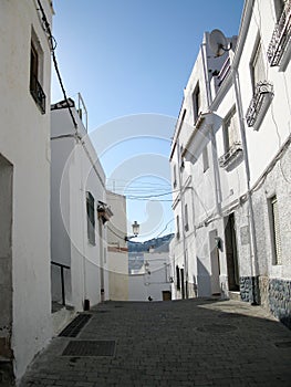 Streets of AlmuÃ±ecar. Spain.