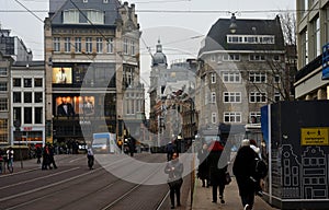 Streets of Amsterdam. Netherlands.